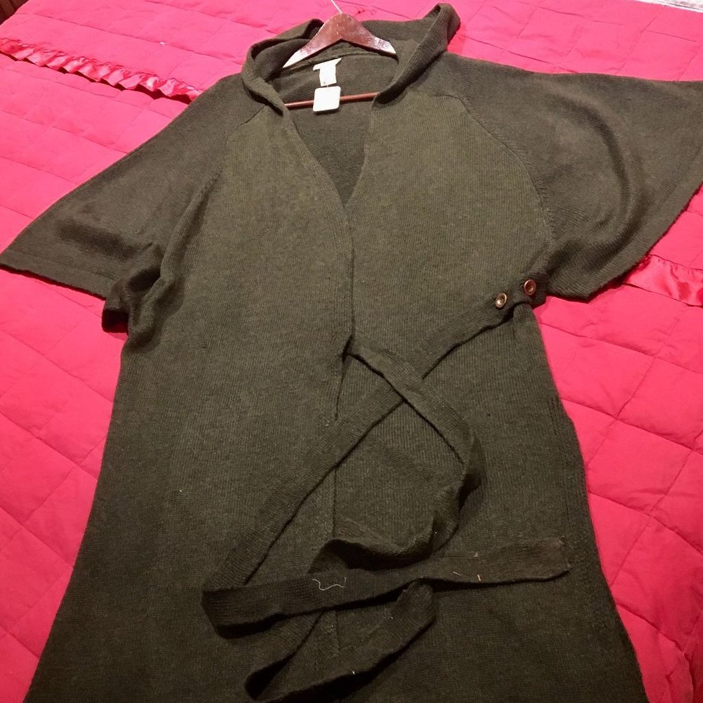Free People Hooded Sweater Coat